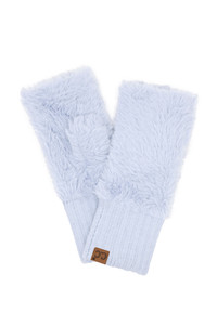 C.C Fur Fingerless Winter Glove