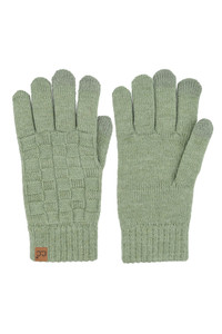 C.C Weaving Texture Knit Solid Winter Glove