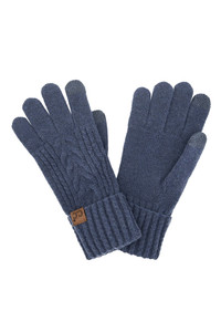 C.C Cable Knit Winter Gloves