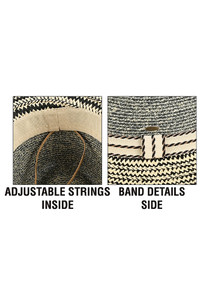 C.C Frayed Edge Panama Sun Hat