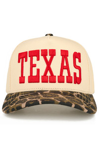 CC BEANIE TEXAS Embroidered Cotton Baseball Cap