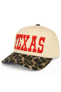 CC BEANIE TEXAS Embroidered Cotton Baseball Cap