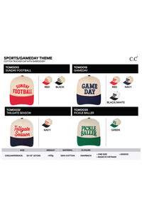 C.C PICKLE BALLER Embroidered Cotton Baseball Cap