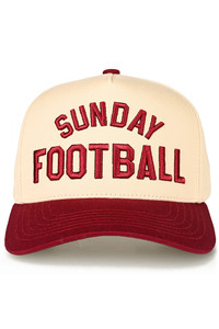 C.C SUNDAY FOOTBALL Embroidered Two Tone Baseball Trucker Cap Snapback
