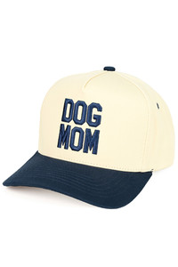 C.C DOG MOM Embroidered Two Tone Baseball Trucker Cap Snapback
