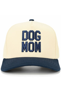 C.C DOG MOM Embroidered Two Tone Baseball Trucker Cap Snapback
