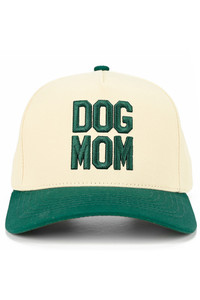 C.C DOG MOM Embroidered Two Tone Baseball Trucker Cap Snapback
