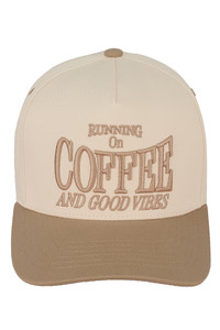 C.C RUNNING ON COFFEE AND GOOD VIBES Trucker Cap