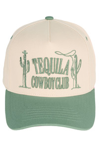 C.C TEQUILA COWBOY CLUB Cotton Trucker Cap