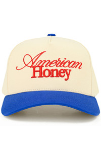 C.C AMERICAN HONEY Letter embroidered Snapback Trucker Hat Baseball Cap
