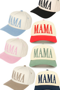 C.C MAMA Letter embroidered Snapback Trucker Hat Baseball Cap
