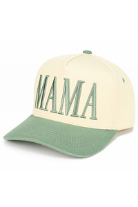 C.C MAMA Letter embroidered Snapback Trucker Hat Baseball Cap
