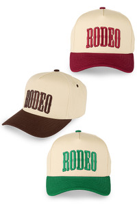 C.C RODEO Letter Embroidered Snapback Trucker Hat