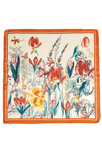 Floral Garden Print Bandana Summer Scarf