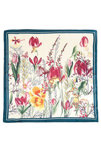 Floral Garden Print Bandana Summer Scarf