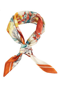 Floral Garden Print Bandana Summer Scarf