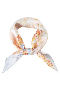 Abstract Floral Print Bandana Summer Scarf