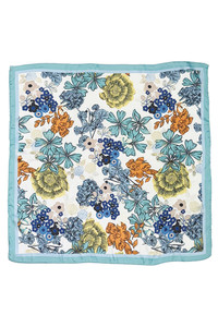 Floral Outline Painting Print Bandana Summer Scarf