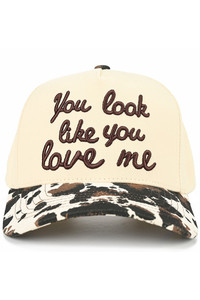 C.C YOU LOOK LIKE YOU LOVE ME Trucker Hat Snap Back Baseball Cap 
