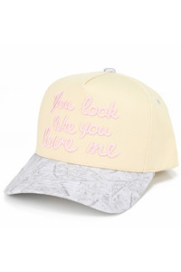 C.C YOU LOOK LIKE YOU LOVE ME Trucker Hat Snap Back Baseball Cap 
