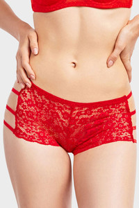 12pcs Side Strings Solid Lace Panty