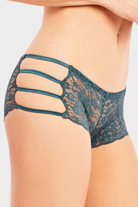 12pcs Side Strings Solid Lace Panty