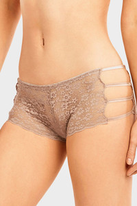 12pcs Side Strings Solid Lace Panty