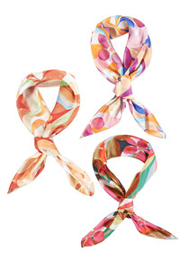 Floral Print Bandana Summer Scarf