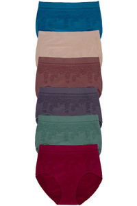 Flower Pattern Mamas Seamless Briefs Panty