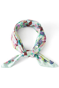 Multi Color Flowers Print Bandana Summer Scarf