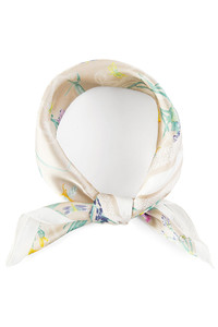 Floral with Dragonfly Print Bandana Scarf