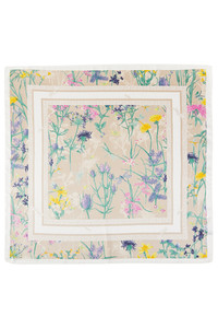 Floral with Dragonfly Print Bandana Scarf