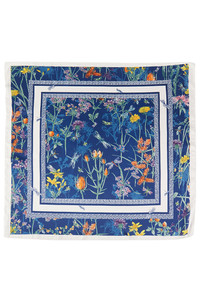 Floral with Dragonfly Print Bandana Scarf