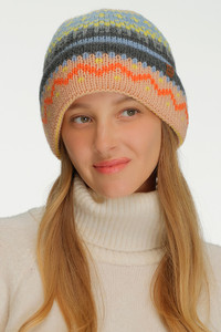 CC BEANIE Colorful Pattern Fair Isle Beanie Winter Hat