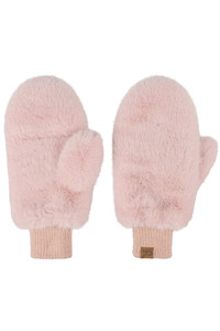 CC BEANIE GLITTER Short Fur Convertible Mitten Gloves