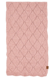 CC BEANIE Leaf Pattern Solid Winter Oblong Scarf