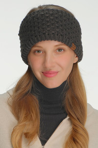 CC BEANIE Cross Cell Stitch Knit Winter Headwrap