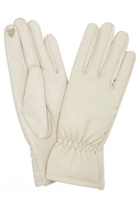 Shirred Wrist Smart Touch Winter Gloves