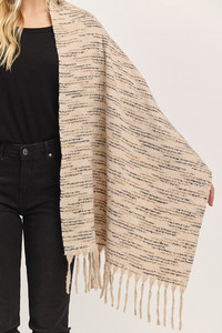 Multi Colors Super Soft with Fringes Winter Scarf