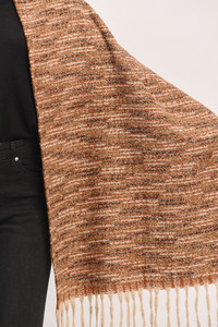 Multi Colors Super Soft with Fringes Winter Scarf