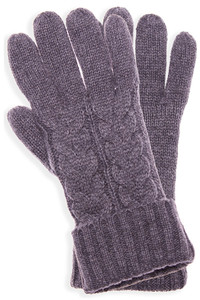 Solid Classic Cable Knit Winter Gloves