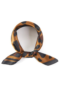 Leopard Pattern with Boarder Line Bandana Scarf
