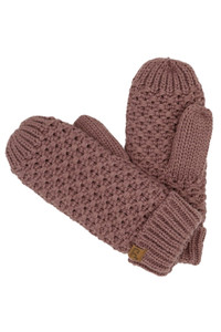 C.C Cross Cell Stitch Knit Mitten Winter Gloves-MTE0172