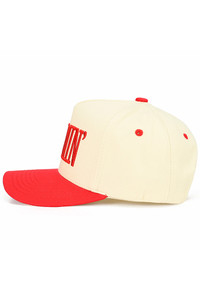 C.C MOMMIN Letter Embroidered Two Tone Trucker Hat Baseball Cap
