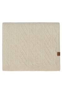 CC BEANIE Solid Cable Knit Winter Oblong Scarf
