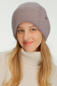 CC BEANIE Bead Embellishments Angora Cuff Beanie Winter Hat
