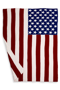 American Flag Reversible Throw Winter Blanket
