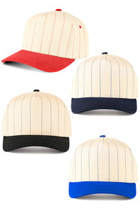 CC BEANIE Pinstripe Palin Two Tone Trucker Hat Baseball Cap
