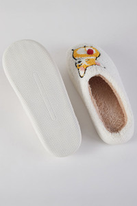 Corgi Dog and Tail Point Cozy Indoor Winter Slippers
