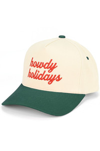 CC BEANIE HOWDY HOLIDAYS Letter Embroidered  Christmas Theme Trucker Hat Baseball Cap
